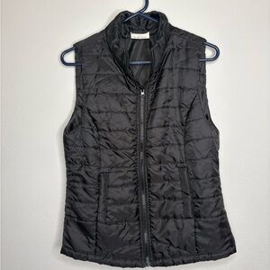 Bobbie Brooks Black Quilted Vest